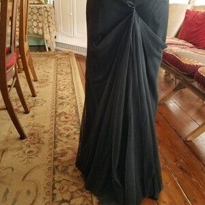 Fine Tulle Skirt with Bustle